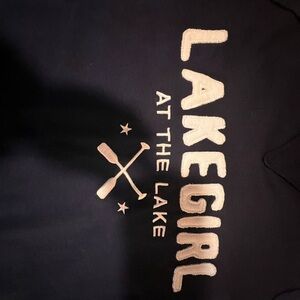 Lakesgirl Navy Blue Women's Hoodie